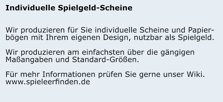 Spielscheine