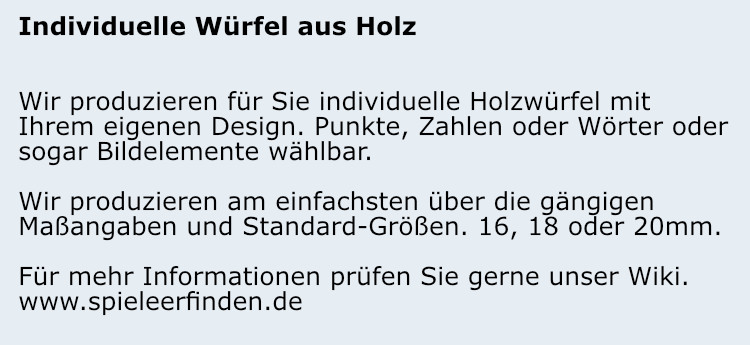 Holzwürfel