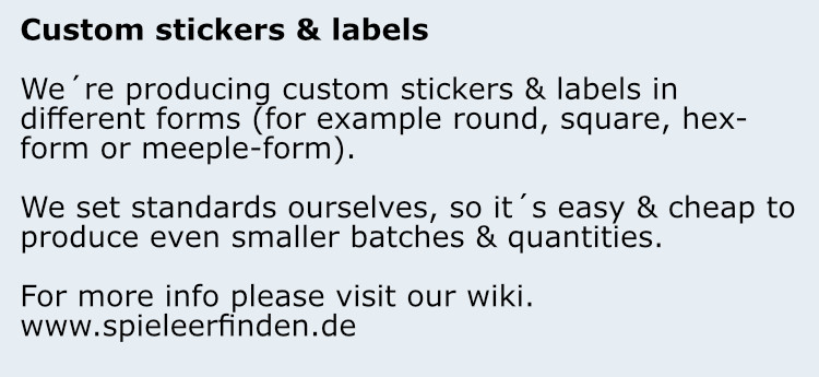 infotext labels stickers