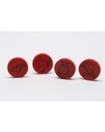Discs with animals, 30x5 mm Cat