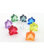 Carcassonne transparente Meeples schmal