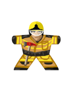 Fireman 1 (Germany) - Label for Meeples