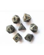Silver Ancient dice set