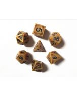 Gold Ancient dice set