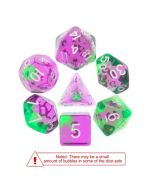 Dice set Violet Evergreen 