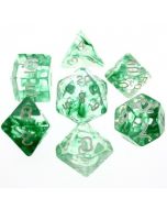 Nebula Green dice set