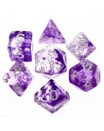 Nebula Purple dice set