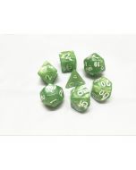 Pale Green pearl dice set