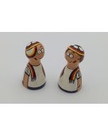 Handpainted pawns - Soccer fan