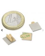 Magnetic square, self-adh. Ø 10 x 10 mm Neodym