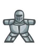 Knight - Label for Meeples