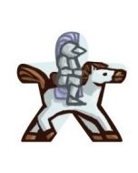 Knight on horse - Label for Meeples