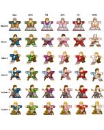 Aufkleber für Meeples - speziell für Agricola