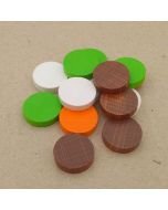 Wooden discs 25 x 6 mm 