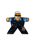 Police officer 1 (Germany) - Label for Meeples