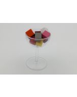 Champagne glass with filling