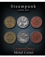 Metallmünzen groß Steam Punk