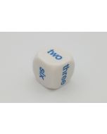 English word number dice 1 to 6