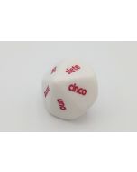 10 sided spanish word number dice 1 to 10