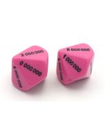 Plastic dice 1,000,000