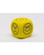 Foam dice 40mm with emotion faces