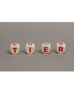 Letter dice 18 mm