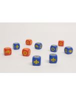 Set battle dice type musketier