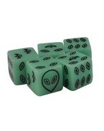 Glowing alien dice