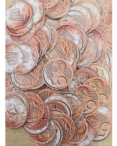 103 Sets mit ca. 120 Münzen Spielgeld - Startpreis 98 EUR