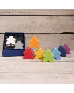 Salt and Pepper caster as Carcassonne figure