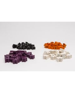 Set game pieces for fantasy city control