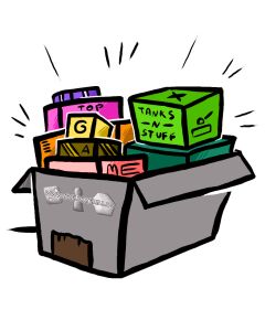 YOUR stack of games - 4 games of your choice for 30 EUR