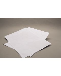 Sheets with blank hexagons 45mm - Settler sized labels