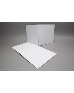 Spielbrett blanko quadratisch, doppelt faltbar - 385x385 mm