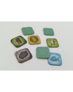 Square 22x22 mm with imprint- from100 pieces