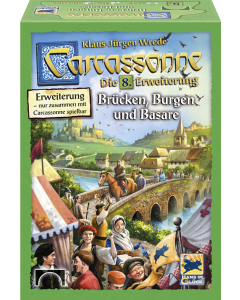 Carcassonne Erw. 8 - Brücken, Burgen und Basare (DEU)