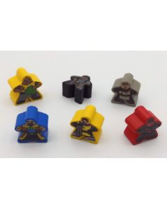 Labels for Carcassonne meeples