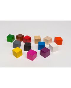 Cube 20 mm - nature square corners
