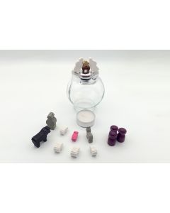 Bonbon glass - with crib figures