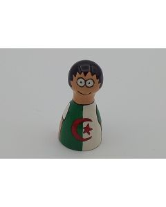 Handpainted pawns - Algerian guy