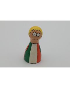 Handpainted pawns - Irish guy