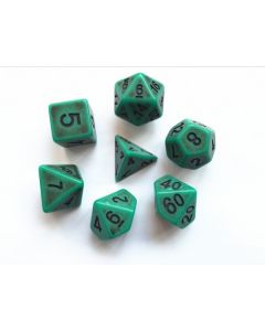 Green Ancient dice set