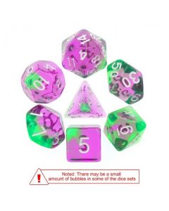 Dice set Violet Evergreen 