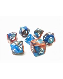 (Blue+golden) Blend color dice set