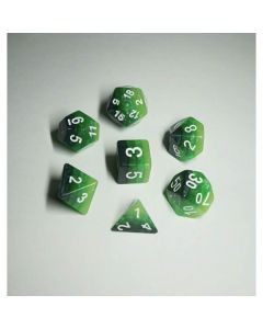 Green Gradients dice set