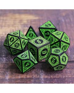 Magic Flame (Green) dice set