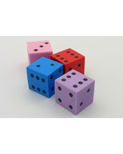Set eraser dice - 4 pieces