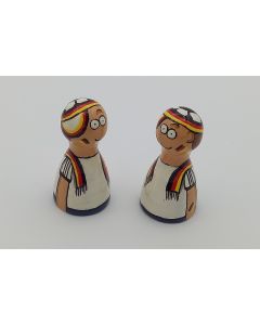 Handpainted pawns - Soccer fan