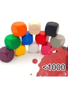 You own dice below 1,000 pcs