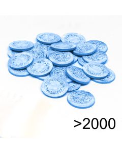Individual play money above 2,000 pcs